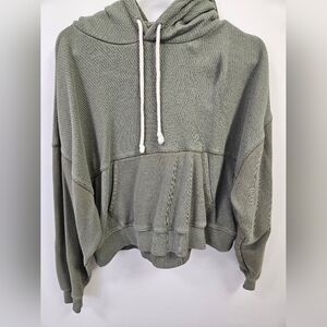 Aerie Womens Hoodie Medium Green